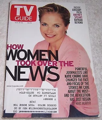 TV Guide Magazine October 9-15 1999 Katie Couric • $2.99