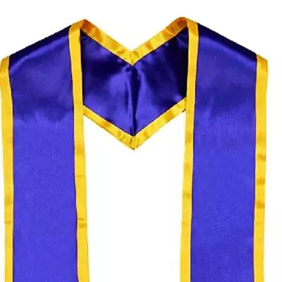 Plain Graduation Stole Sash For Unisex Adults For Academic Gown Match • £5.52