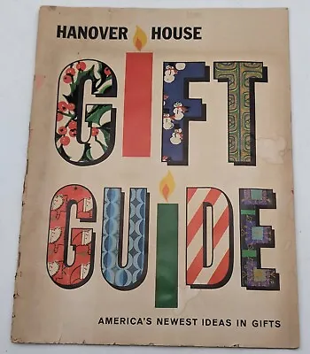 Hanover House Gift Guide Christmas Catalog Vintage 1960s • $11.99