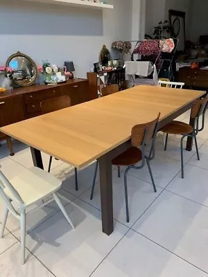 IKEA Bjursta (84x140cm) Extendable (to 220cm) Oak Effect  Dining Table Brown  • £40