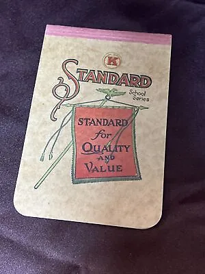 Vintage Antique Standard School Series Memo Notepad Notebook Amazing Condition • $14.98