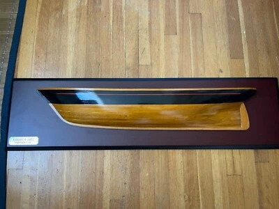 $169.99 • Buy NIB Half Hull Wood Model America 1851 America's Cup Yacht Wall Decoration