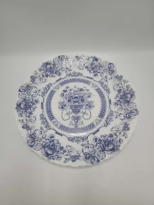 $24 • Buy Arcopal  Honorine Blue  Dinner Plate - 10 3/4 Inch - Near Mint Condition
