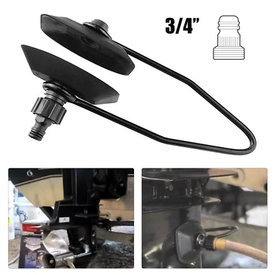 $35.99 • Buy Marine Boat Universal Flush Muff Muffs Outboard I/O Motor Flusher Hose Connect