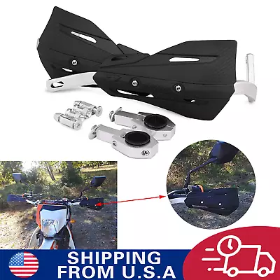 Dirt Bike Hand Guards Handguards 7/8  1 1/8  For Motorcycle Supermoto Racing ATV • $29.99