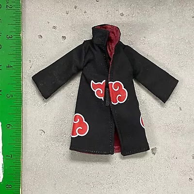 PB-R-ITA: 1/12 Scale Akatsuki Fabric Robe For Bandai SHF Itachi Action Figure • $23.99