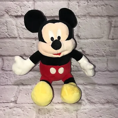 Disney Mickey Mouse 8  Plush Coin Piggy Bank Stuffed Animal • $7.01