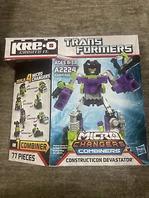 KRE-O TRANSFORMERS DEVASTATOR MICRO CHANGERS COMBINERS FIGURE SET 77pc 2012 / I • $35