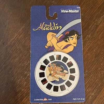 Vintage Mattel View Master Disney Aladdin 3 3d Reels Sealed New In Package • $18.99