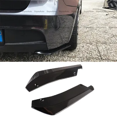 For Mitsubishi Mirage Universal Rear Bumper Lip Splitter Diffuser Glossy Black • $8.54