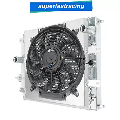 CORE RADIATOR 3 ROW ALUMINUM+SHROUD FAN For HONDA CIVIC EK EG INTEGRA 1992-2000 • $123.99