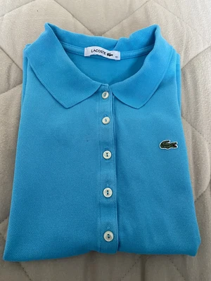 £6.99 • Buy Lacoste Womens Blue  Polo T-Shirt, Short Sleeve Top Size 10