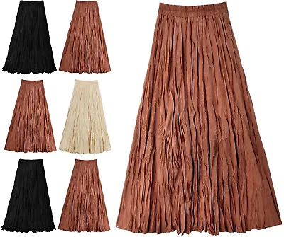 £14.99 • Buy Women High Waist Ruffle Mesh Tutu Maxi SKIRT Sheer Net Tulle Pleated Long Dress