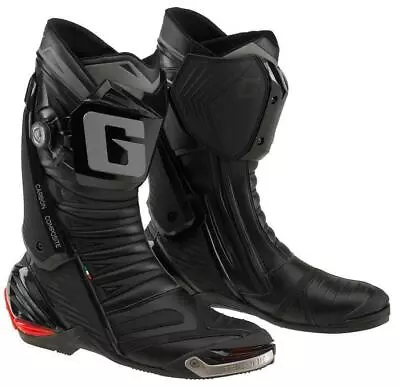 Gaerne GP1 Evo Motorcycle Boots Full Race Spec Moto Gp WSBK Black Ce Approved • $435.58