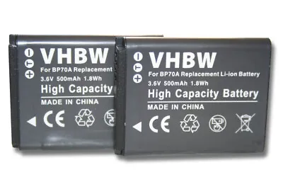 2x Battery For Samsung DV180F ES70 ES65 ES80 ES78 ES75 ES74 ES73 ES71 500mAh • £13.99