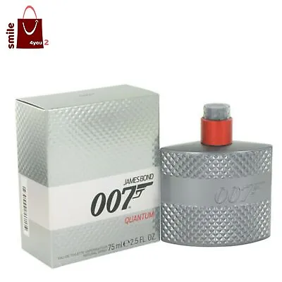 007 Quantum Cologne By James Bond Men Perfume Eau De Toilette Spray 2.5 Oz EDT • $51.95