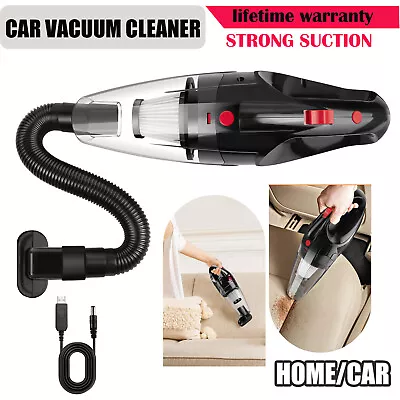 Portable Mini Car Vacuum Cleaner Small Handheld Car Vacuum With Brush Head • $33.47