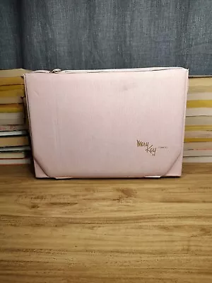 VINTAGE MARY KAY PINK CONSULTANT CASE WITH 8 MIRRORS /TRAYS & Foam Trays • $49.99