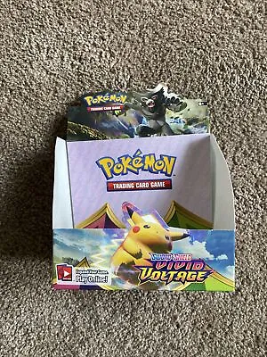 $10 • Buy EMPTY Pokemon VIVID VOLTAGE Booster Box