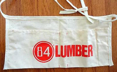 VINTAGE 84 LUMBER CANVAS NAIL APRON*New Without Tags • $6.99