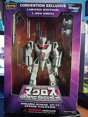 Macross VF-1S Strike Valkyrie Hikaru Ichijo Convention Exclusive Toynami #649/1K • $75