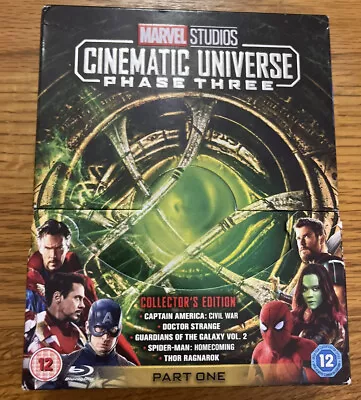 Marvel Studios Cinematic Universe Phase Three 3 Part One 1 Blu-ray • £14.95