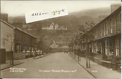 £10 • Buy Vintage RP Postcard Of Windsor Road, Treforest, Pontypridd, Glamorgan