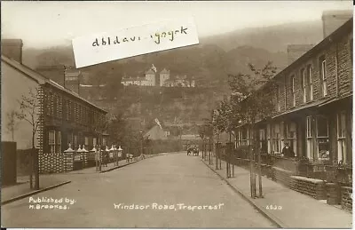 £10 • Buy Vintage RP Postcard Of Windsor Road, Treforest, Pontypridd, Glamorgan