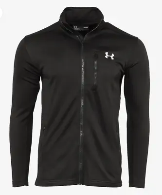 Mens Under Armour UA Micro Jacket Sweatshirt Full Zip Track New With Tags • $39