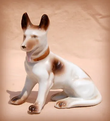 $12.95 • Buy Vintage GERMAN SHEPHERD DOG Figurine ~ 4.5  Porcelain Ceramic ~ Japan