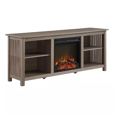 58  Mission Fireplace Wood Console - Driftwood • $233.16