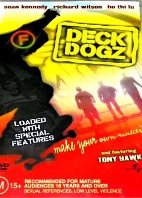 Deck Dogz (DVD 2005) Drama Tony Hawk - Australian Skateboarding Movie REGION 4 • $11.95