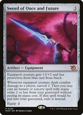 Sword Of Once And Future - Foil MOM NM MTG • $5.62