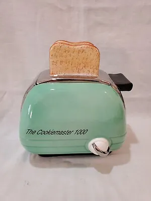 The Cookiemaster 1000 Retro Toaster Cookie Jar A Unique Produx Inc Design Green • $50