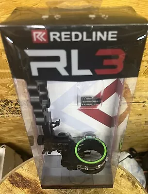 *NEW* Redline RL-3 - 3 Pin - .019  - Bow Sight RH HOYT MATHEWS PSE BEAR BOWTECH • $79.99