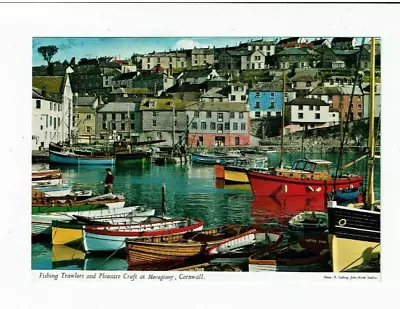 CORNWALL POSTCARD COLOUR PHOTO BY J. HINDE No.2DC32 MEVAGISSEY. • $2.55