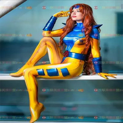 X-Men Gene Gray Adult Children Anime Female Cosplay Bodysuit Set Halloween Hot • $34.58