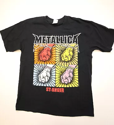 Vintage Metallica St Anger Fillmore 2003 Tour T-Shirt Mens L Gildan Double Sided • $75