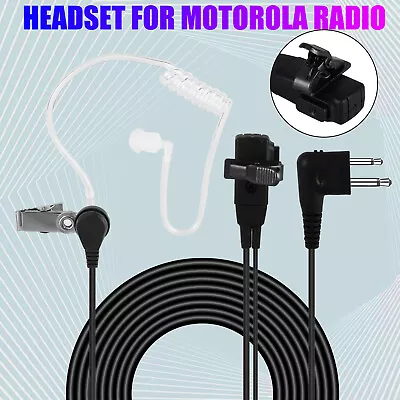 FBI-Style Mic EarPiece Headset Earphone For MOTOROLA CLS1110 Radio Walkie Talkie • $8.48