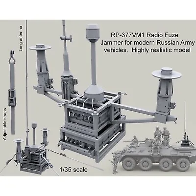 1/35 Resin Model Radio Fuze Jammer For Modern Russian Army Vehicles Unassembled • $17.25