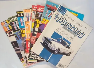 Lot Of 8 MUSTANG MONTHLY  1990-1994 (Including 25th Anniversary Shelby)  VG • $19.99