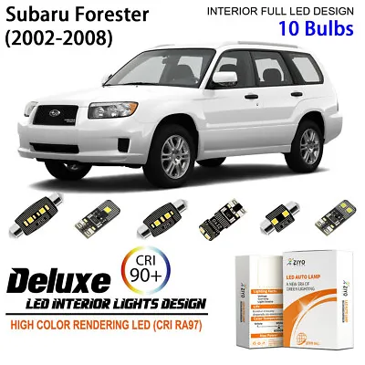 LED Light Bulbs For SG 2002-2008 Subaru Forester White Interior Dome Light Kit • $18.90