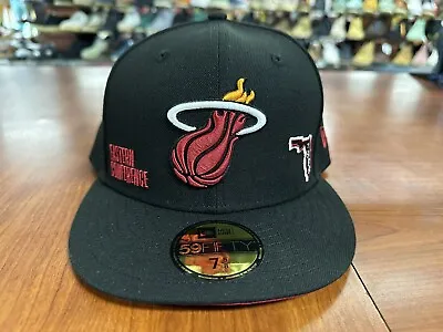 New Era Miami Heat Hat Retro Heat Logo 59FIFTY Since 1988 $49.99 • $22.54