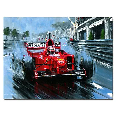 Michael Schumacher - Mercedes Germany F1 Racing Art Silk Poster 13 X18 Inch • $4.74
