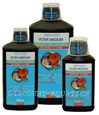 Easy-Life Fluid Filter Medium Fish Tank Water Conditioner Aquarium Treatment • £7.95