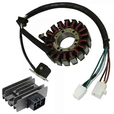 Stator & Regulator Rectifier For Suzuki LT-Z400 LTZ400 Quadsport Z400 2003-2008 • $104