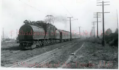 Milwaukee Road MILW GE Bi-Polar Loco #E1 Original 5x8 Darkroom Print Argo 1942 • $4.99