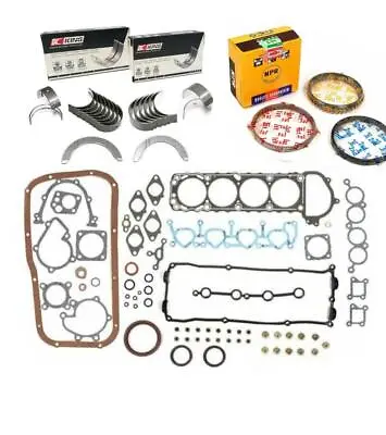 FITS 95-99 NISSAN 240SX Gasket Set NPR RINGS KING BEARINGS KIT 2.4L KA24DE  • $169.95