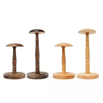 Wooden Hat Cap Display Holder Vintage Style Wig Storage Holders  Shop • $36.96