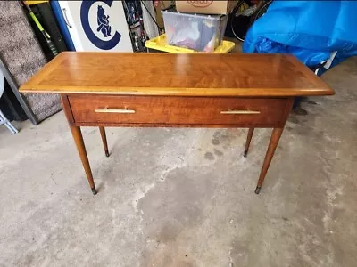 Lane Acclaim Table Dovetail Console Sofa 1960s Vintage • $350